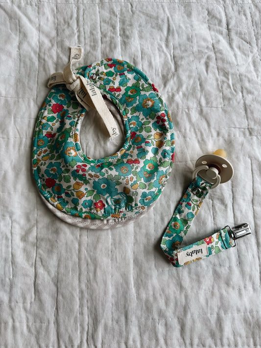 Lalaby Bibi bibs - 2 pak - Blue Betsy