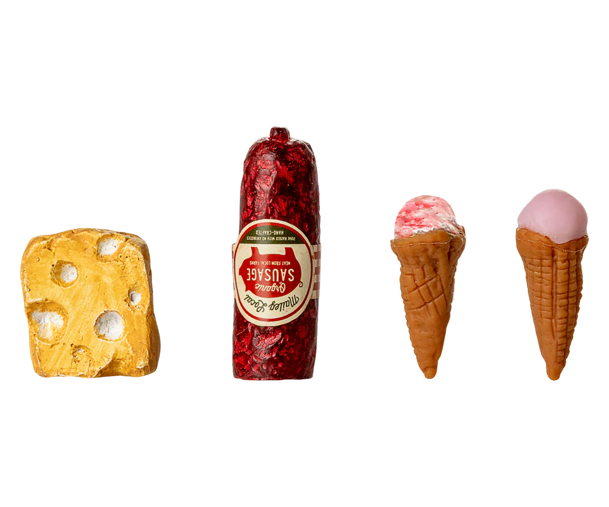 Maileg Køleskab mus - Råhvid