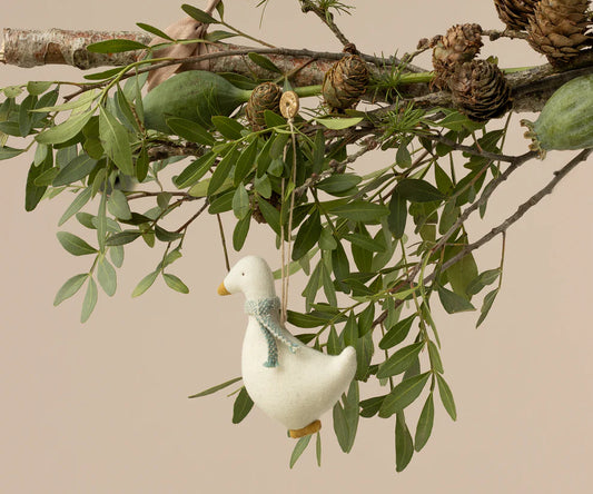 Maileg Ophæng - Gås - Blå krave