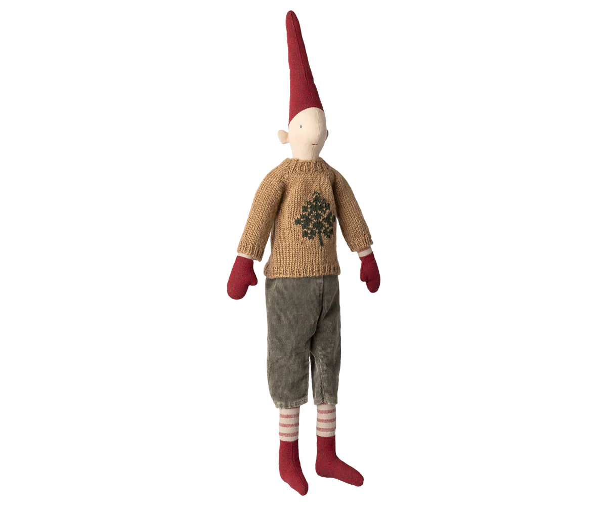 Maileg Nisse str. 3 - Dreng - Strikket sweater