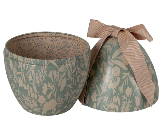 Maileg Påskeæg i metal - Lys blå