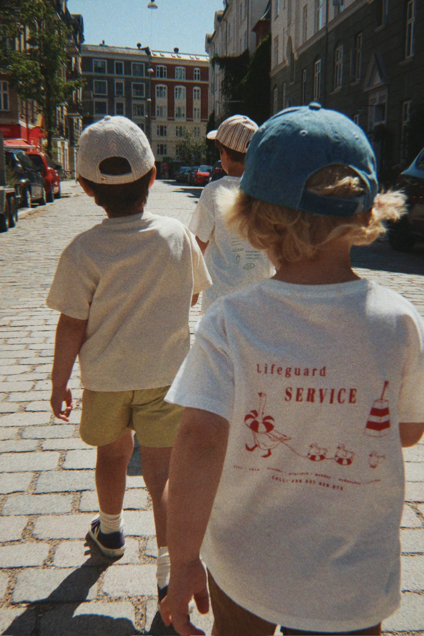 Konges Sløjd Era T-shirt - off white/lifeguard service