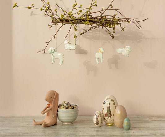 Maileg Påske ophæng - Lam - Pudder