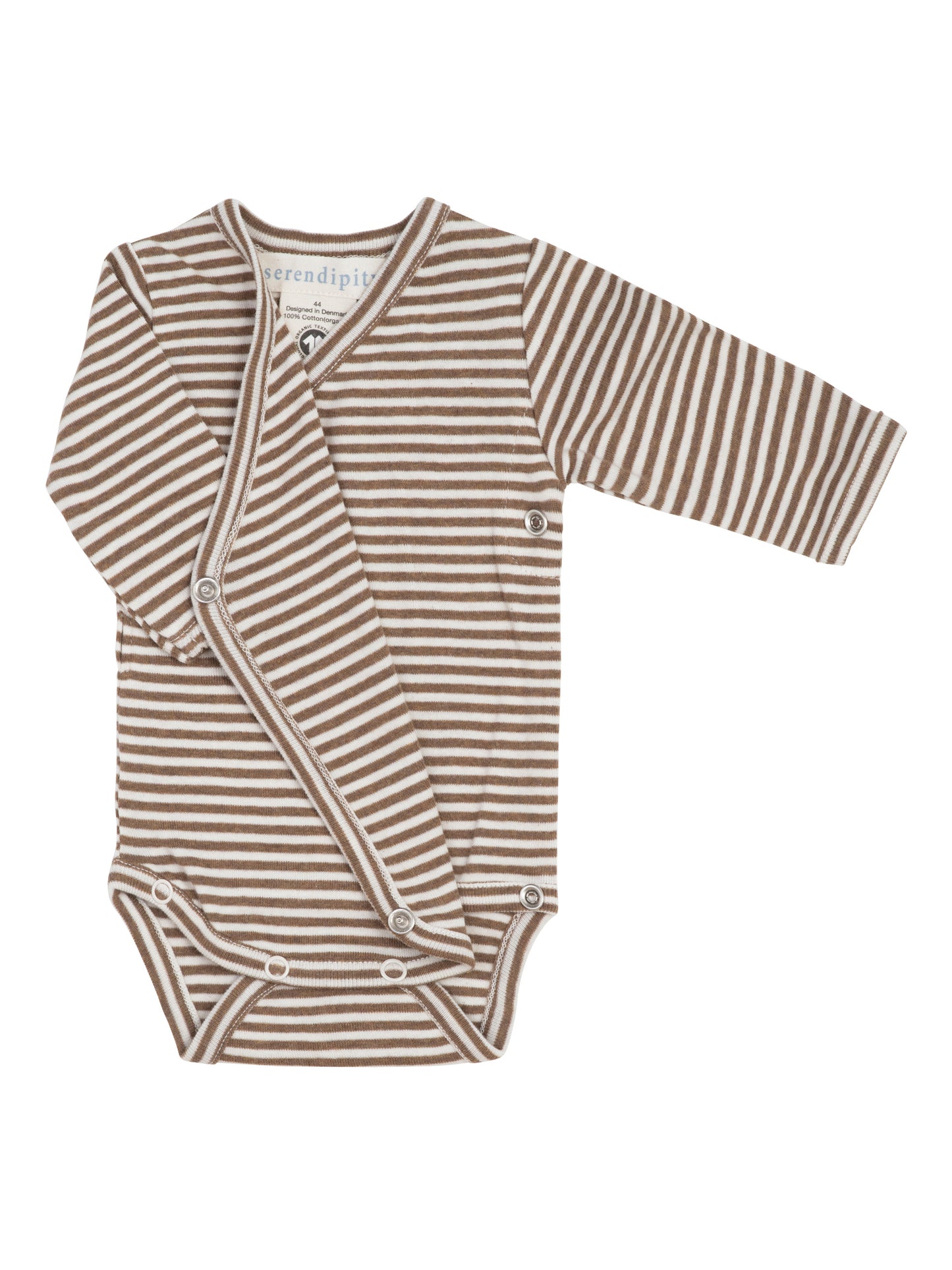 Serendipity Newborn wrap bodystocking, Almond/Ecru