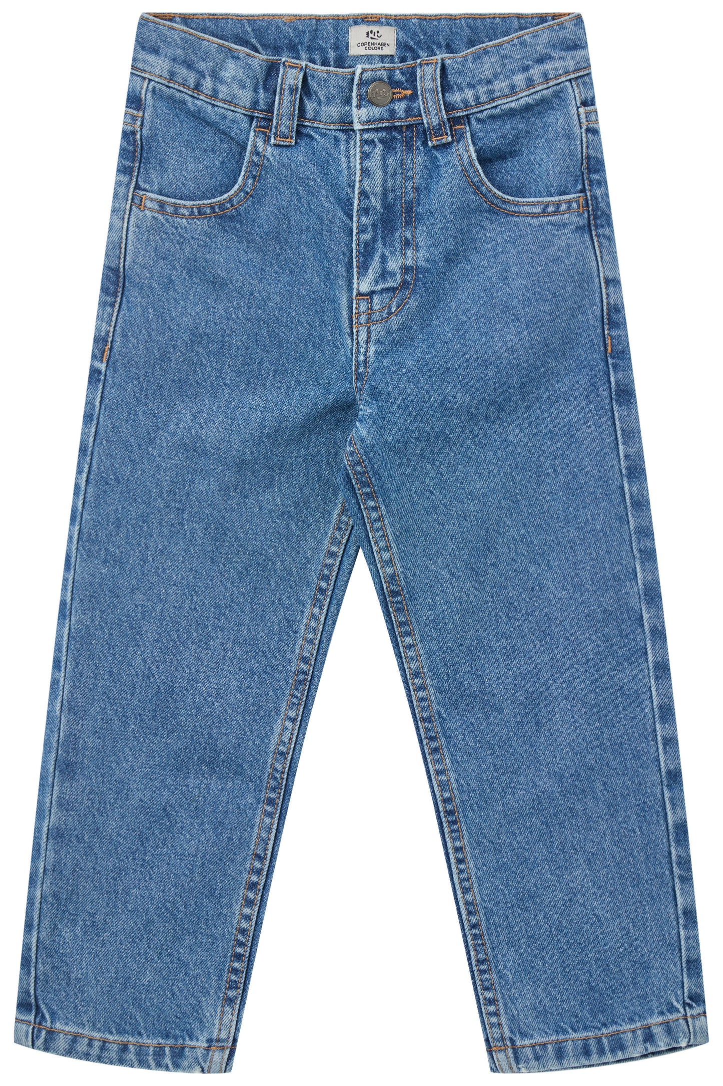 Copenhagen Colors Organic Jeans - Indigo Blue Washed