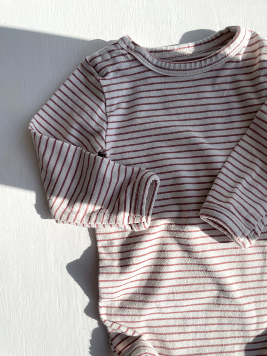 Konges Sløjd stribet bodystocking str. 1-3 mdr