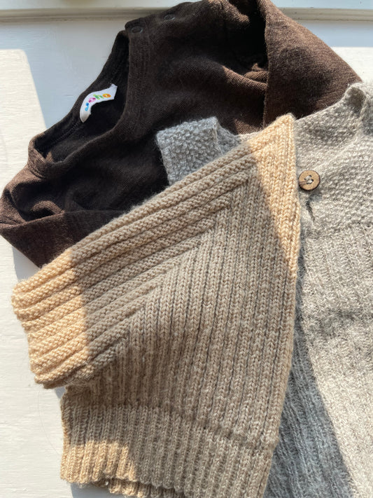 Håndstrikket Pixihue, Merino str. 1-2 år