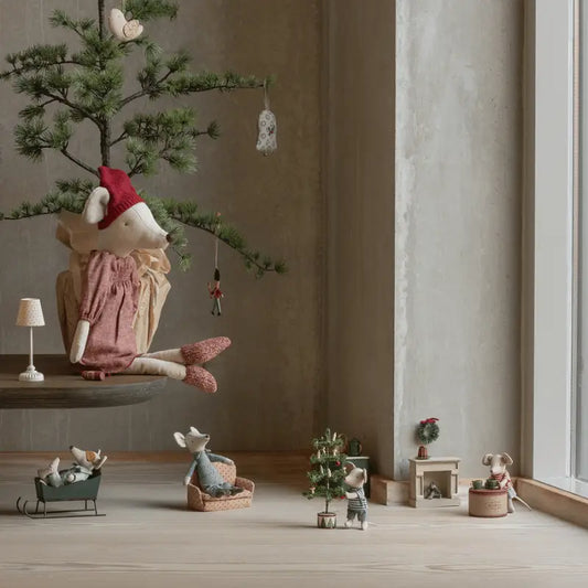 Maileg Juletræ med lys til mus