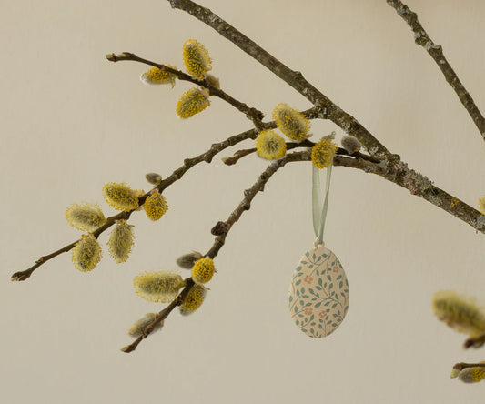 Maileg Påske ophæng m blade - Oliven