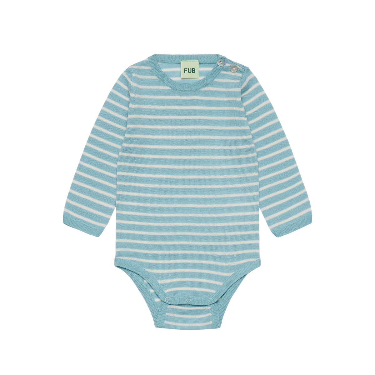 BABY BODY MERINO - LIGHT TEAL/ECRU