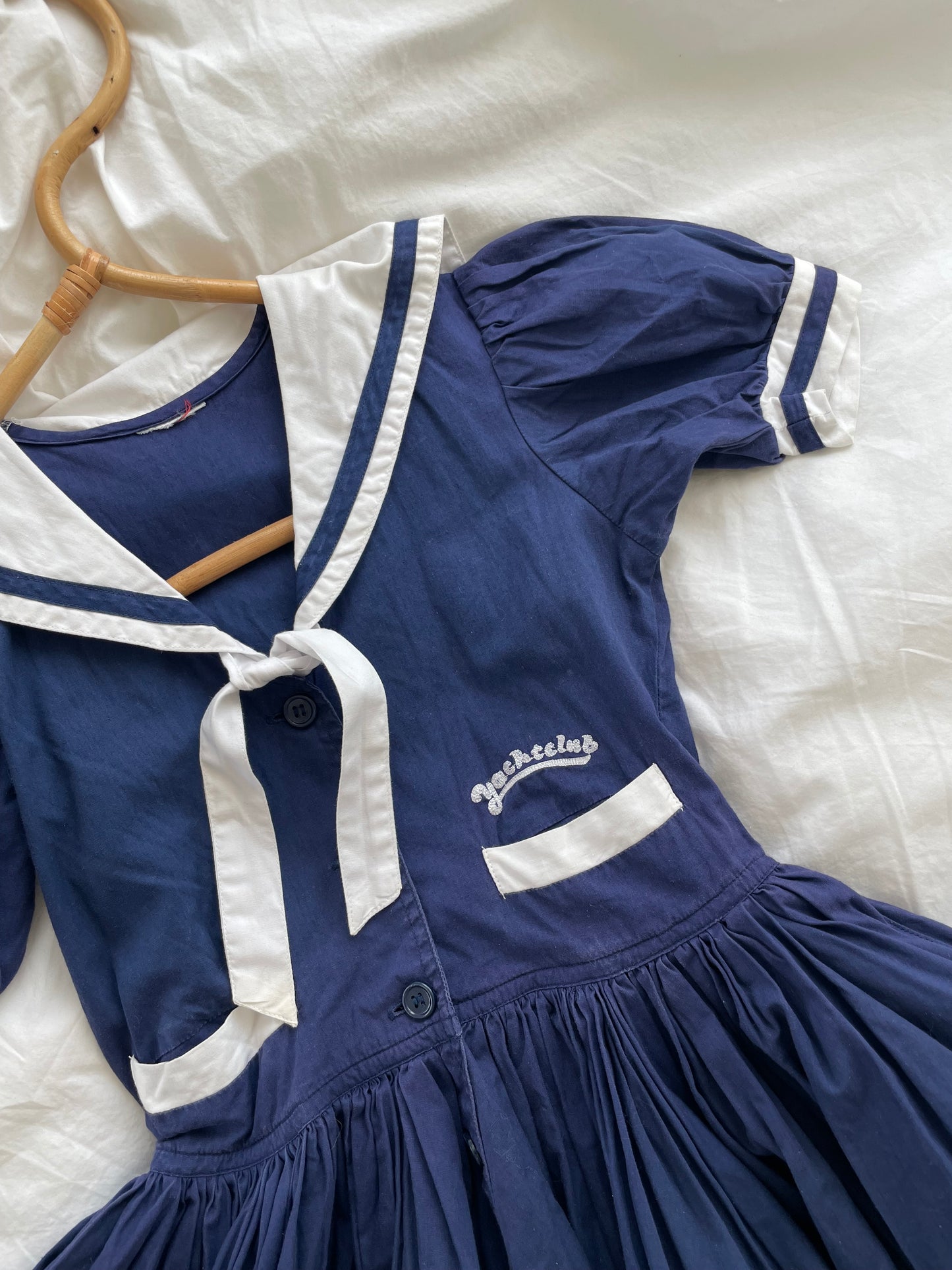 Vintage Matroskjole str. 5-6 år