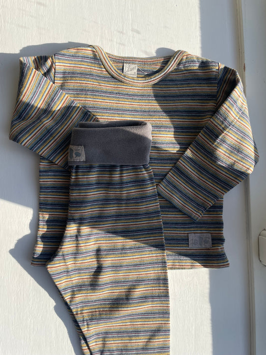 Lilano stribet bluse & bukser str. 86