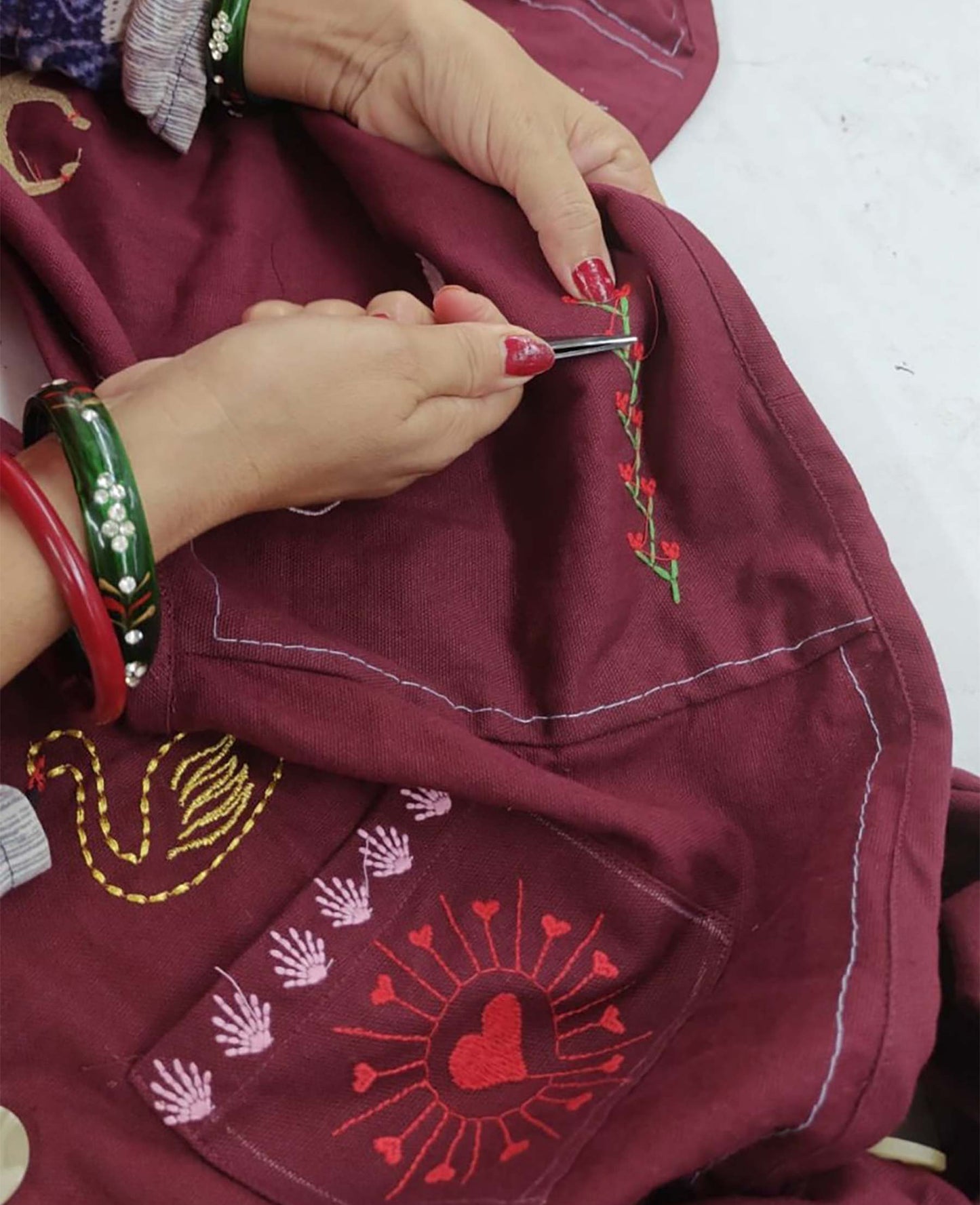 Sissel Edelbo My MINI Jacket - Burgundy