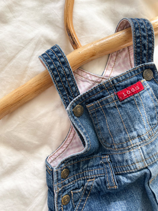 Vintage denim spencer kjole str. 3 mdr