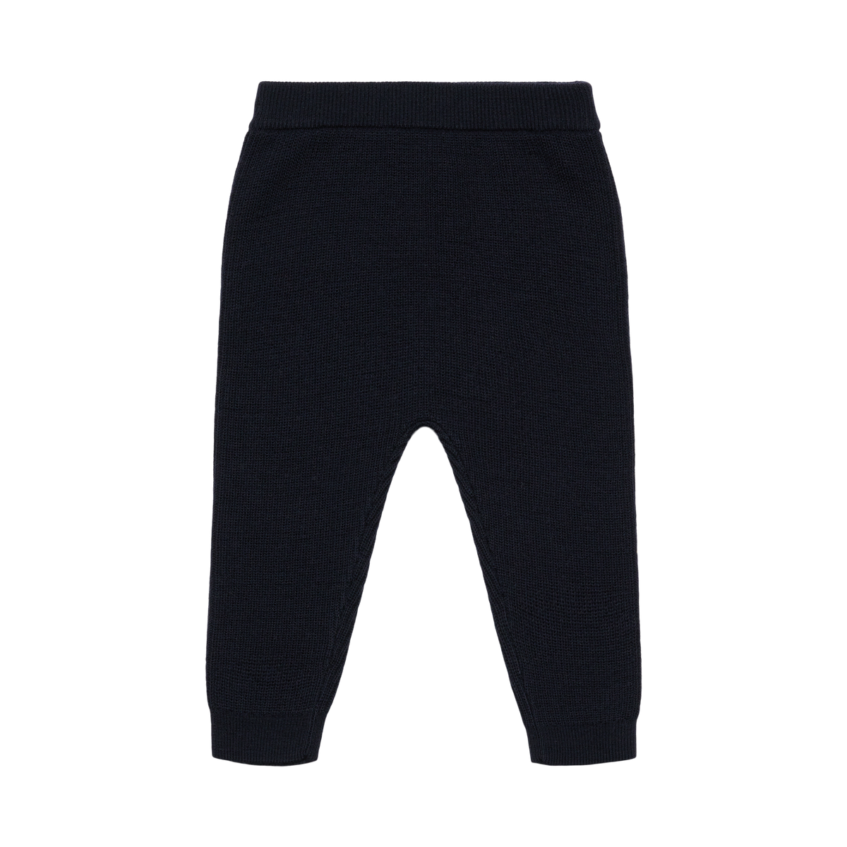 BABY RIB BUKSER MERINO - DARK NAVY