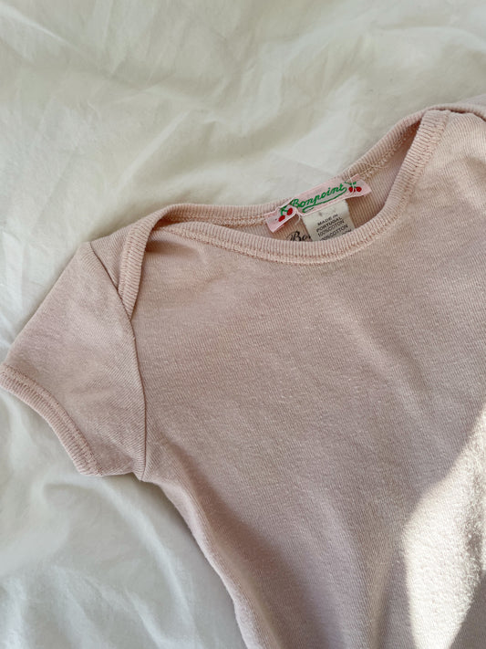 Bonpoint lyserød bodystocking str. 6 mdr