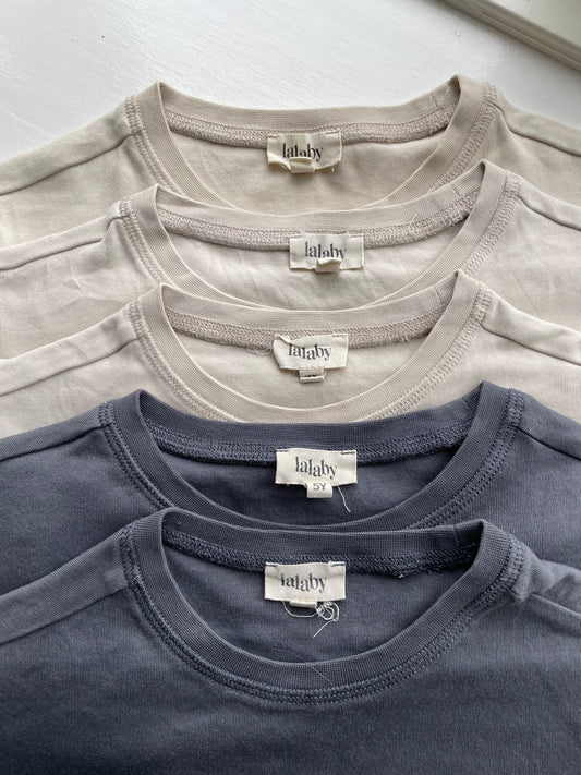 Lalaby Hamilton Tee - Cloud - str. 6 år