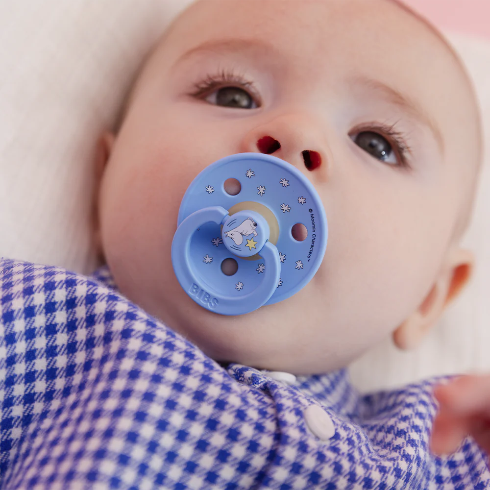 Bibs X Moomin 2-pak sutter Latex Size 2 - Baby Pink Mix