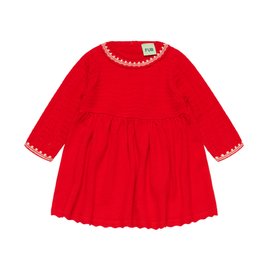 BABY KJOLE MERINO - CLASSIC RED