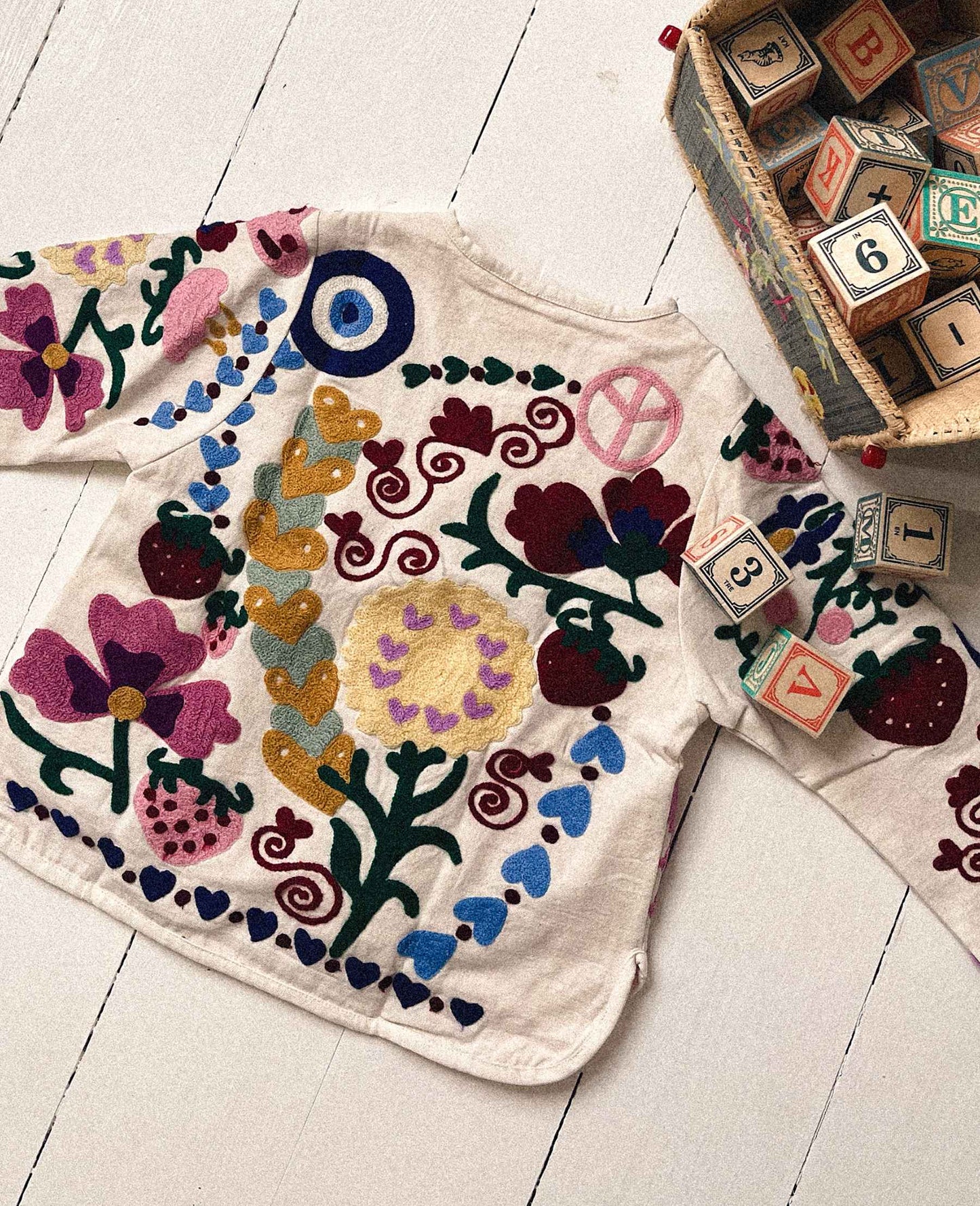 Sissel Edelbo Maggie MINI Jacket - White rose