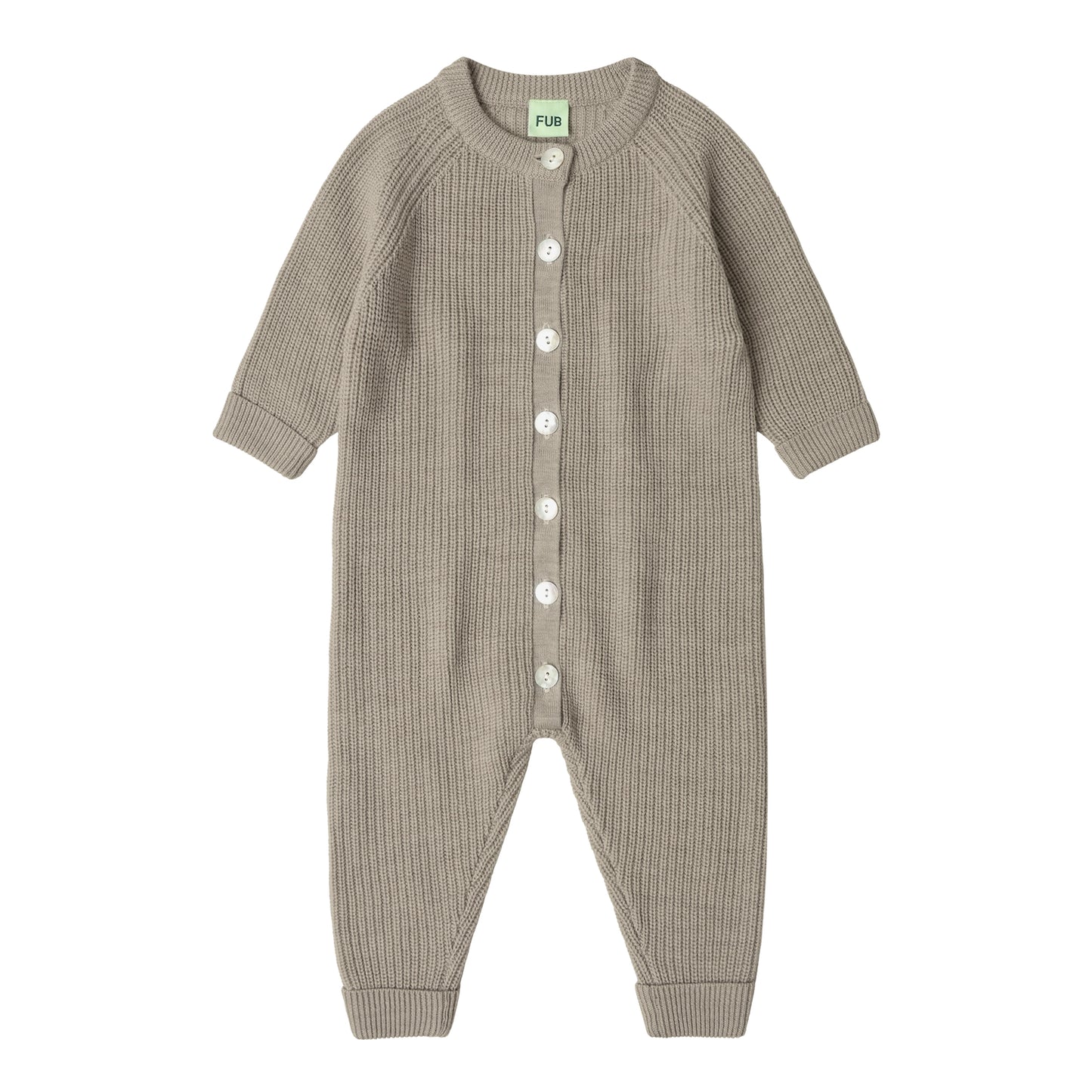 FUB Baby Suit - Merino - Oat Melange