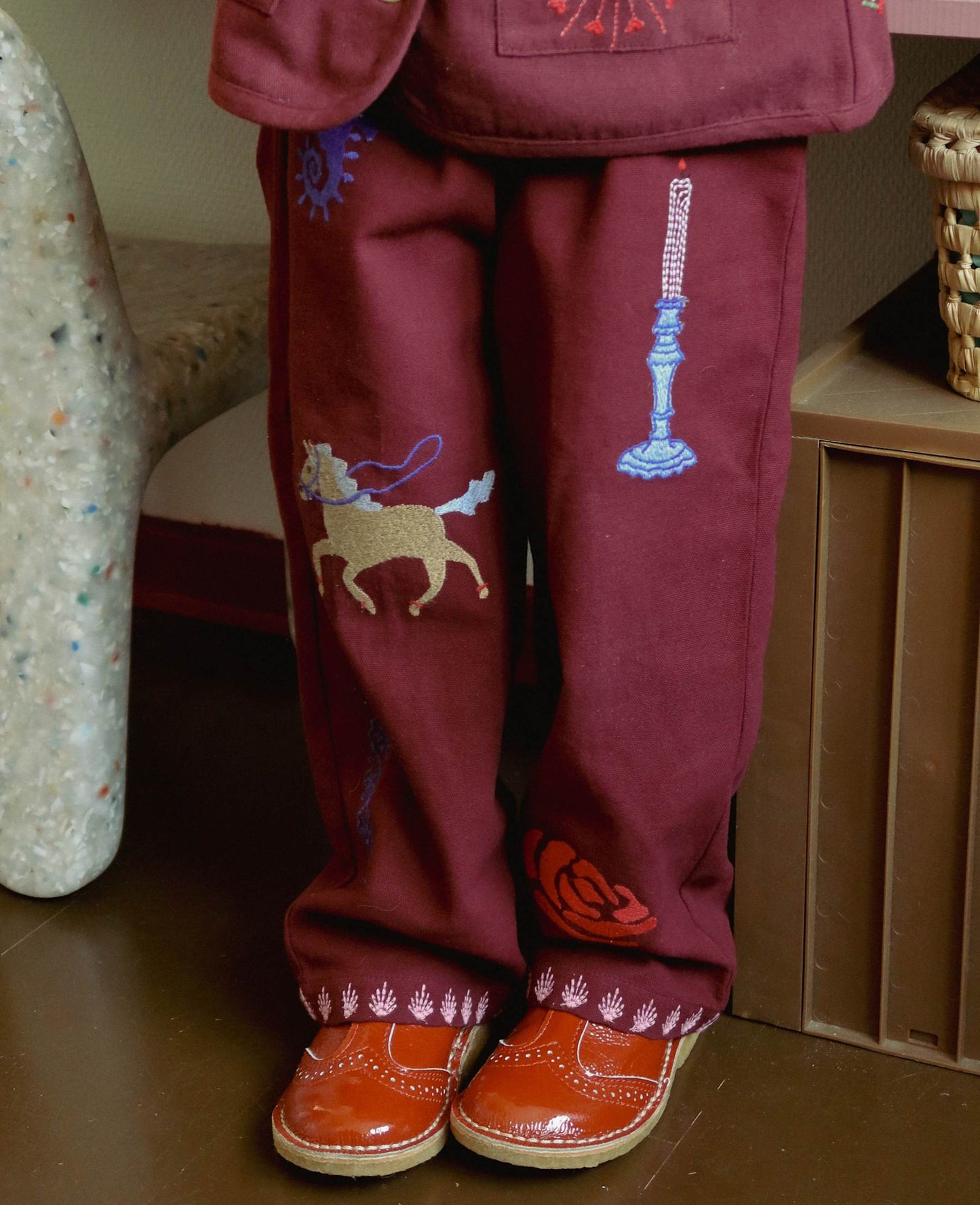 Sissel Edelbo Oda MINI Pants - Burgundy
