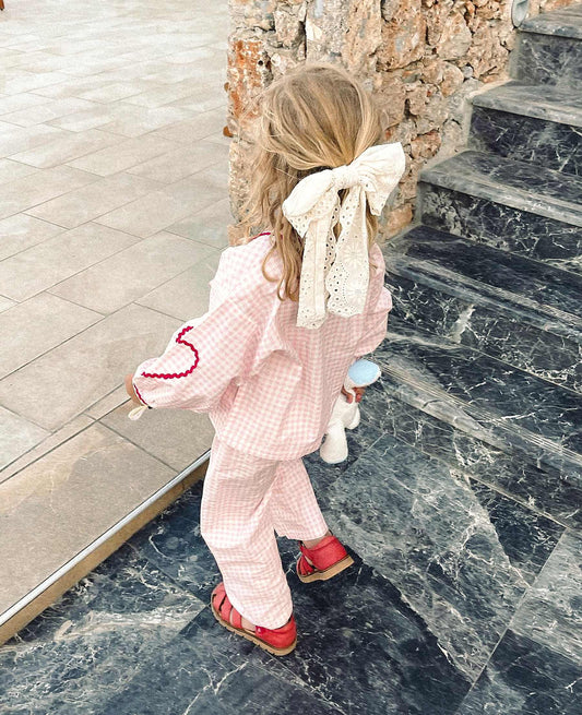 Sissel Edelbo Oda MINI Pants - Pink checks