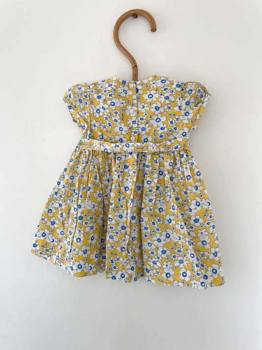 Vintage gul kjole str. 74-80