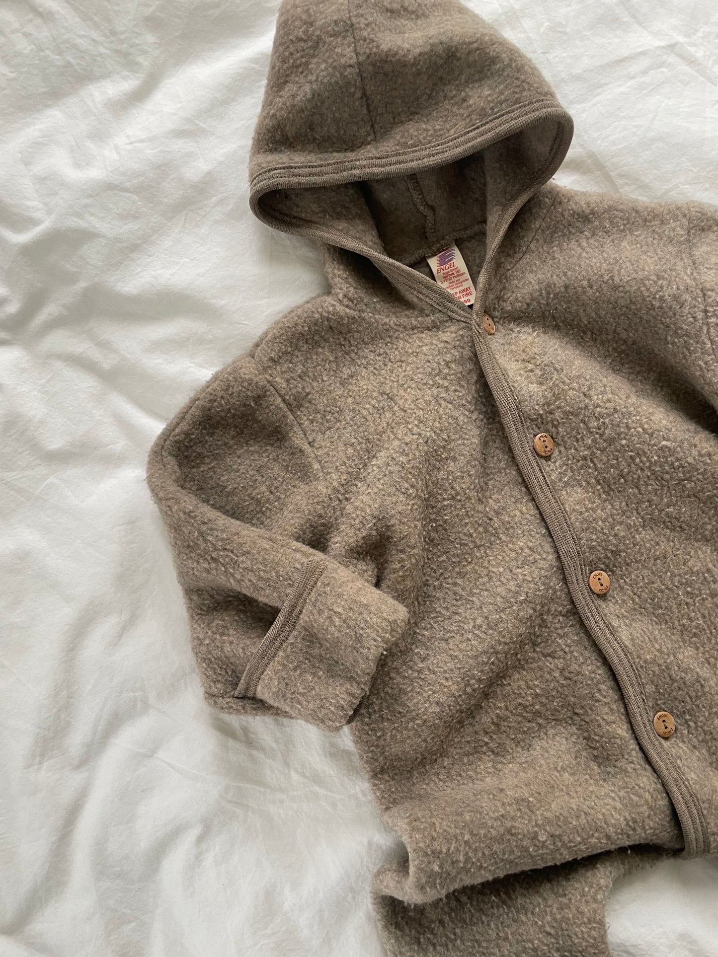 Engel køredragt i uldfleece str. 74-80