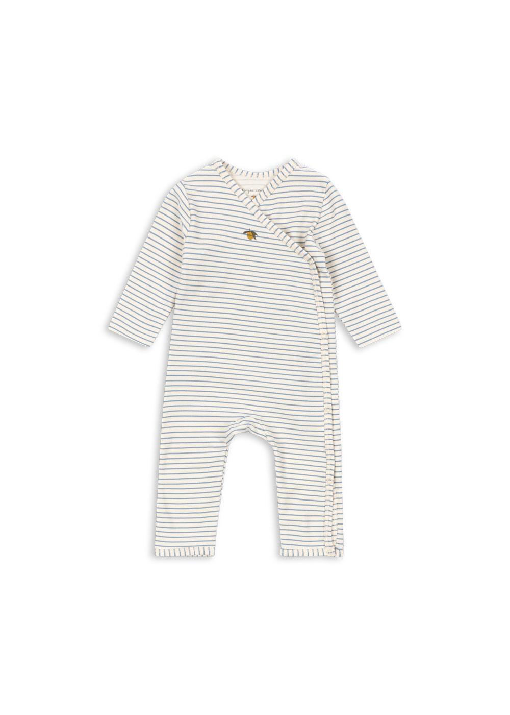 Konges Sløjd Basic Newborn Onesie - Stripe Bluie