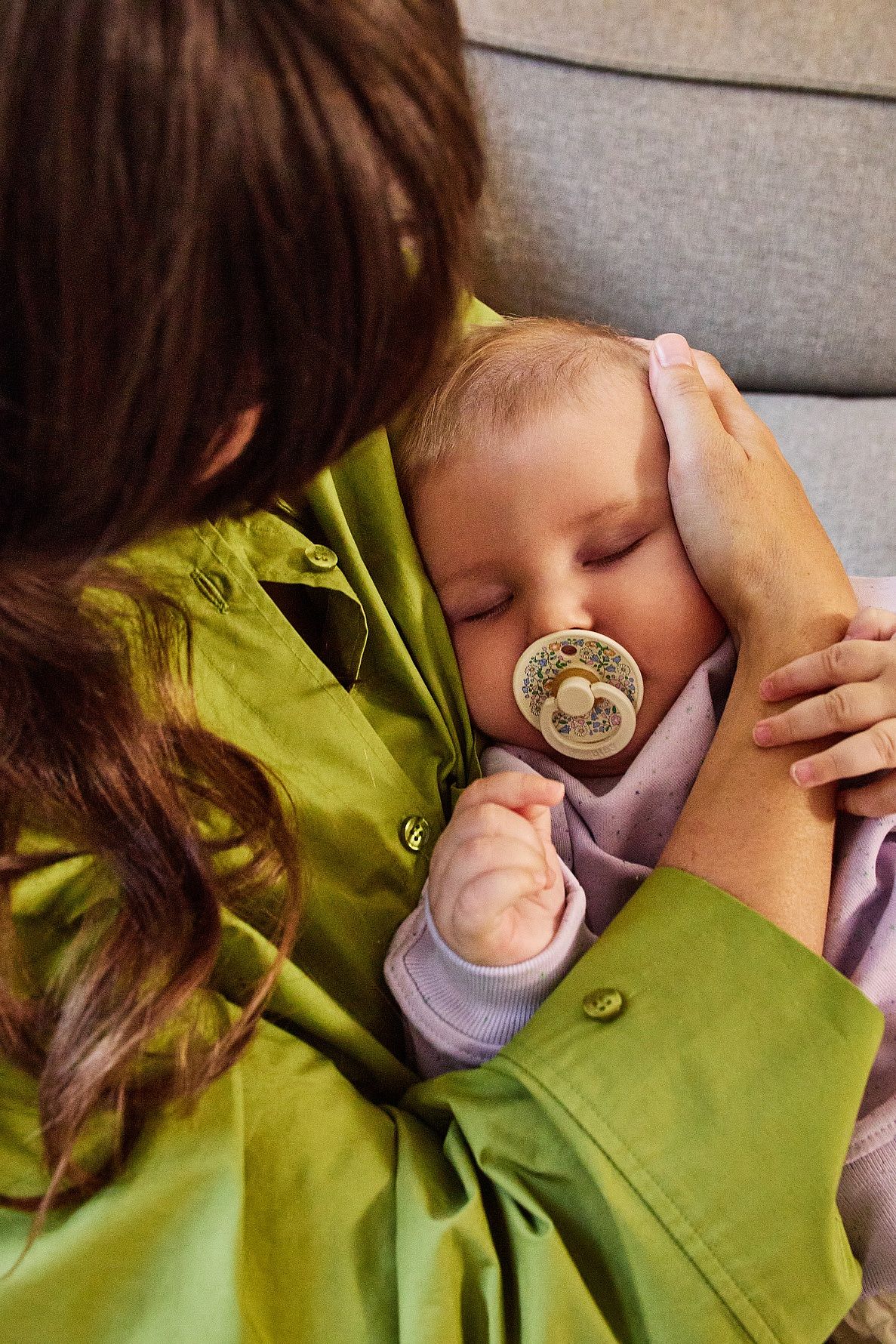 BIBS x Liberty Pacifier Colour 2-pak Oscar Meadow Latex Size 2 - Ivory Mix