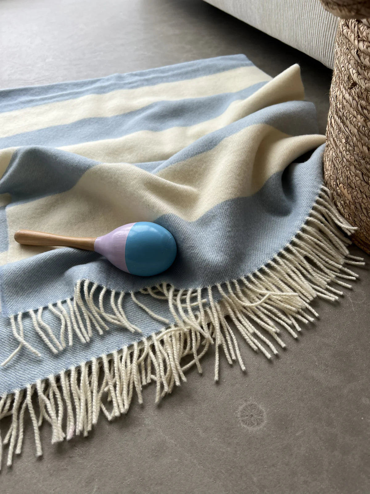 Silkeborg Uldspinderi The Sweater Baby 70x140 cm - Blue