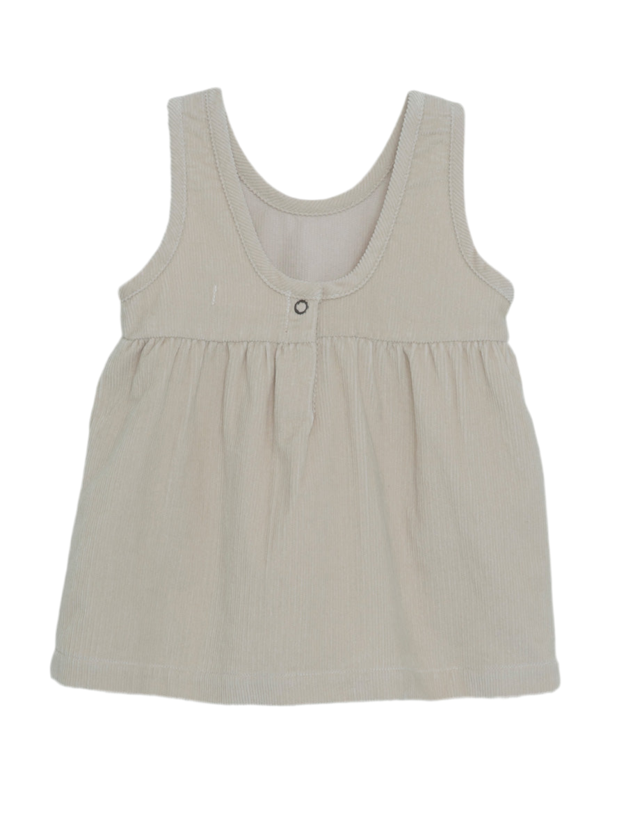 Serendipity baby Spencerkjole i fløjl, Cream