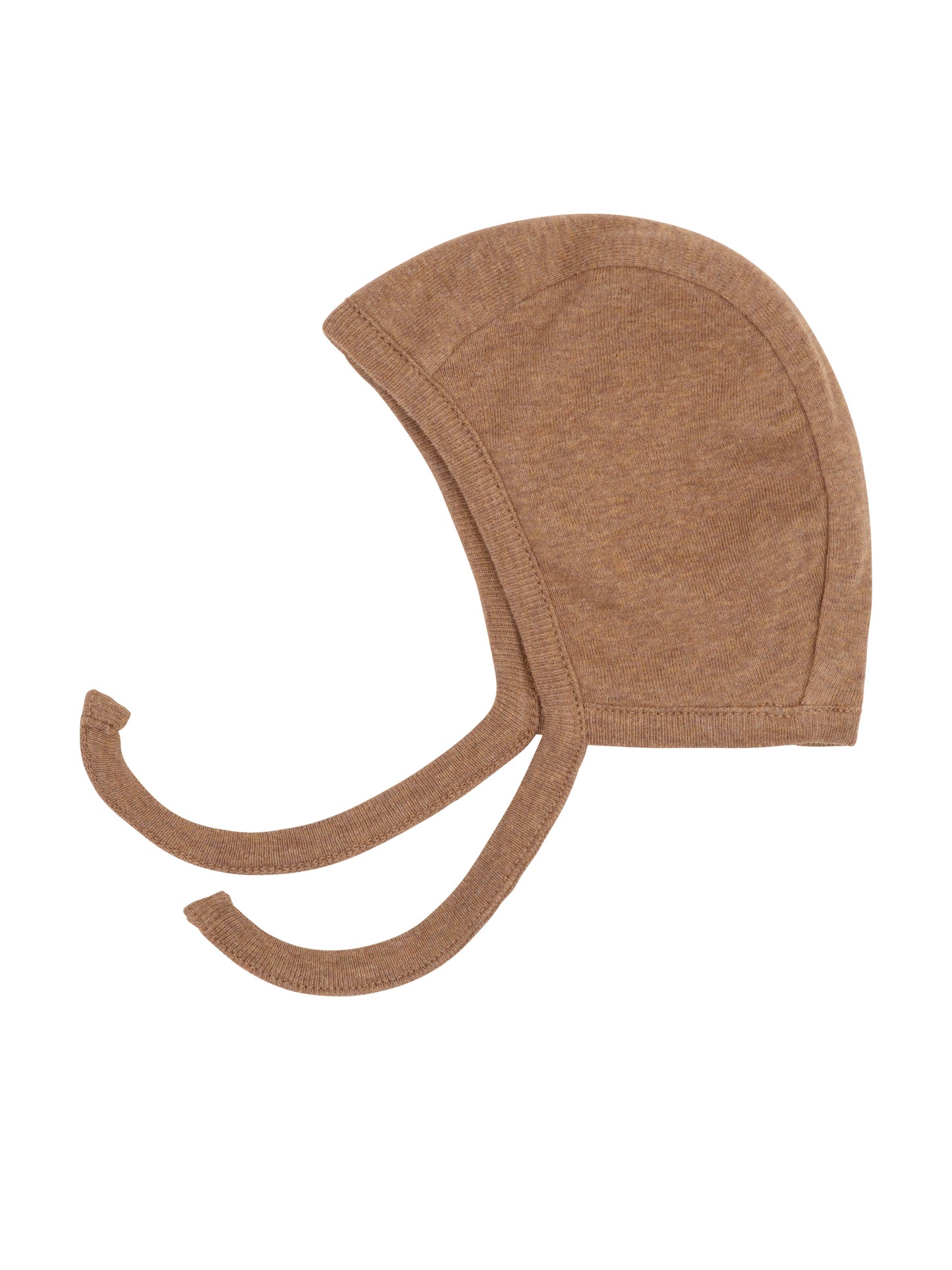 Serendipity Newborn bonnet, Almond