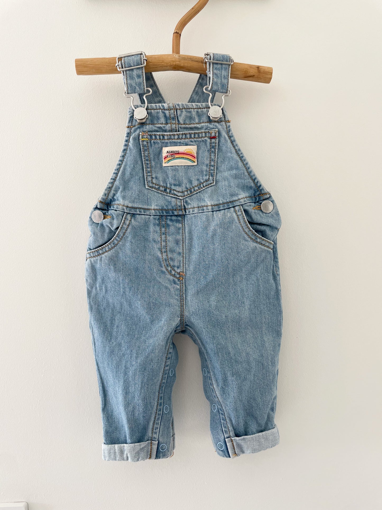 Denim overalls str. 3-6 mdr