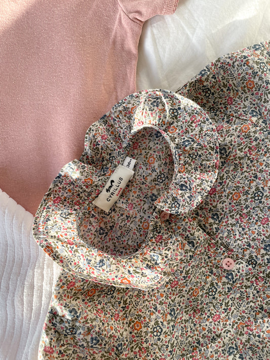 Cyrillus skjorte i Liberty str. 3 år