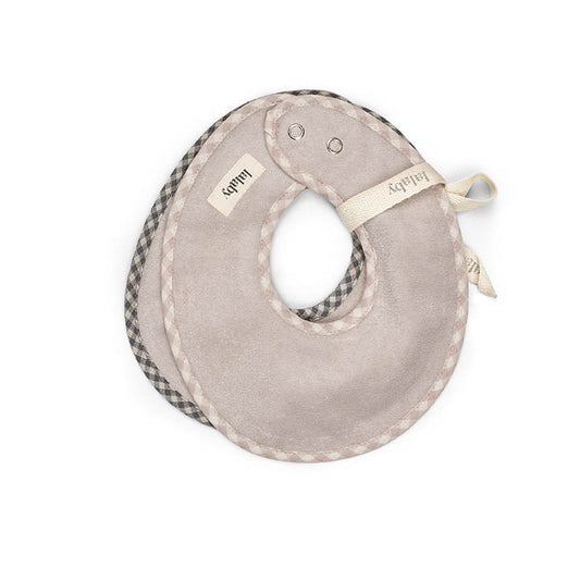 Lalaby Bibi bibs - 2 pack - Forest Check