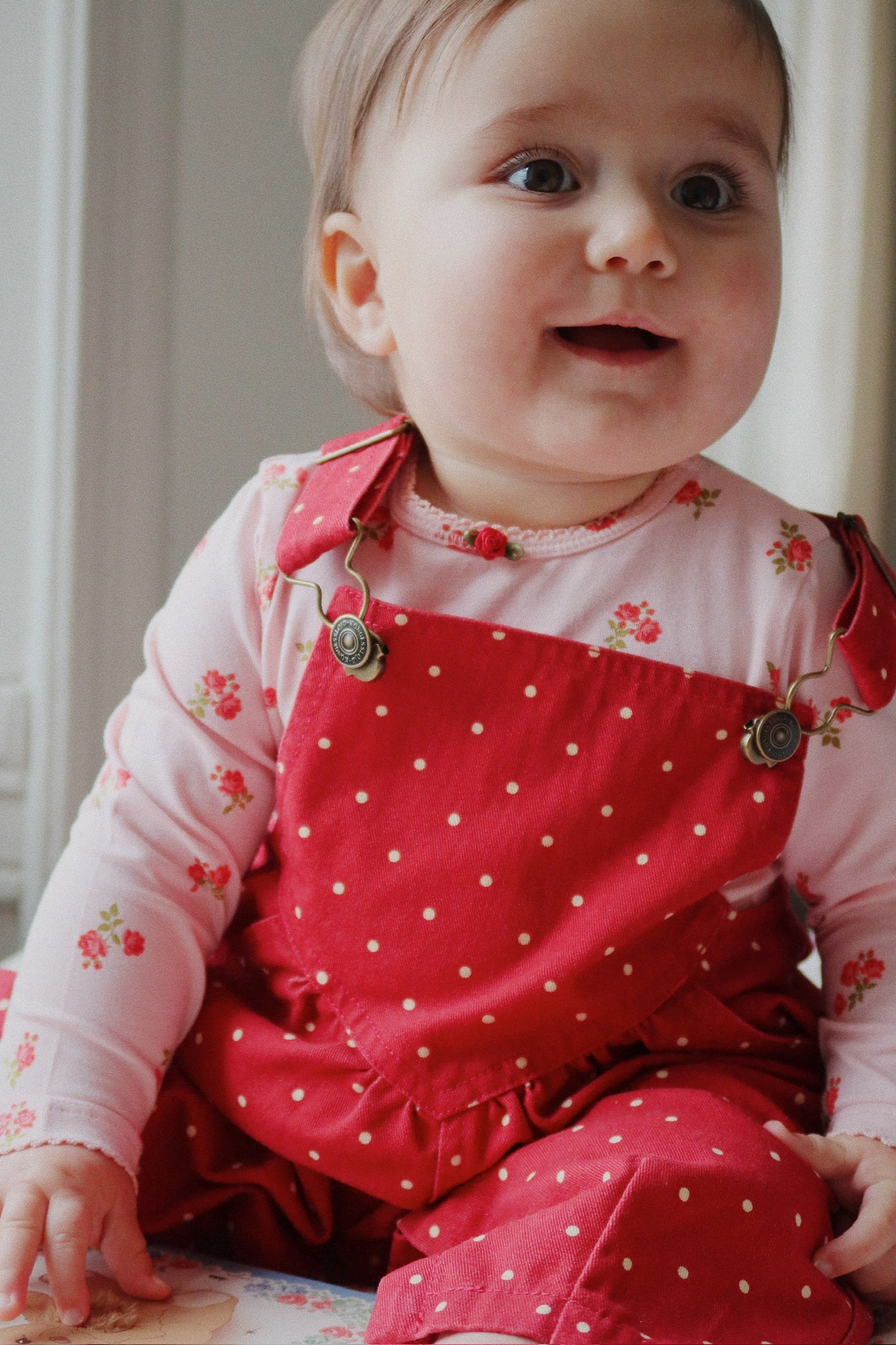 Konges Sløjd Nola Overalls - Strawberry Dot