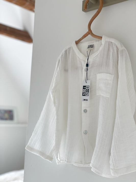 BONTON ny skjorte i musselin str. 4 år