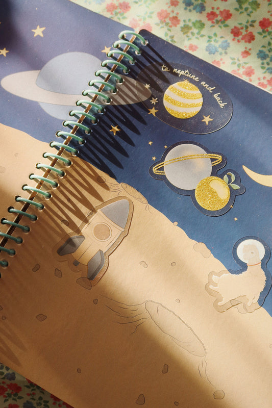 Konges Sløjd Sticker Book - Blue