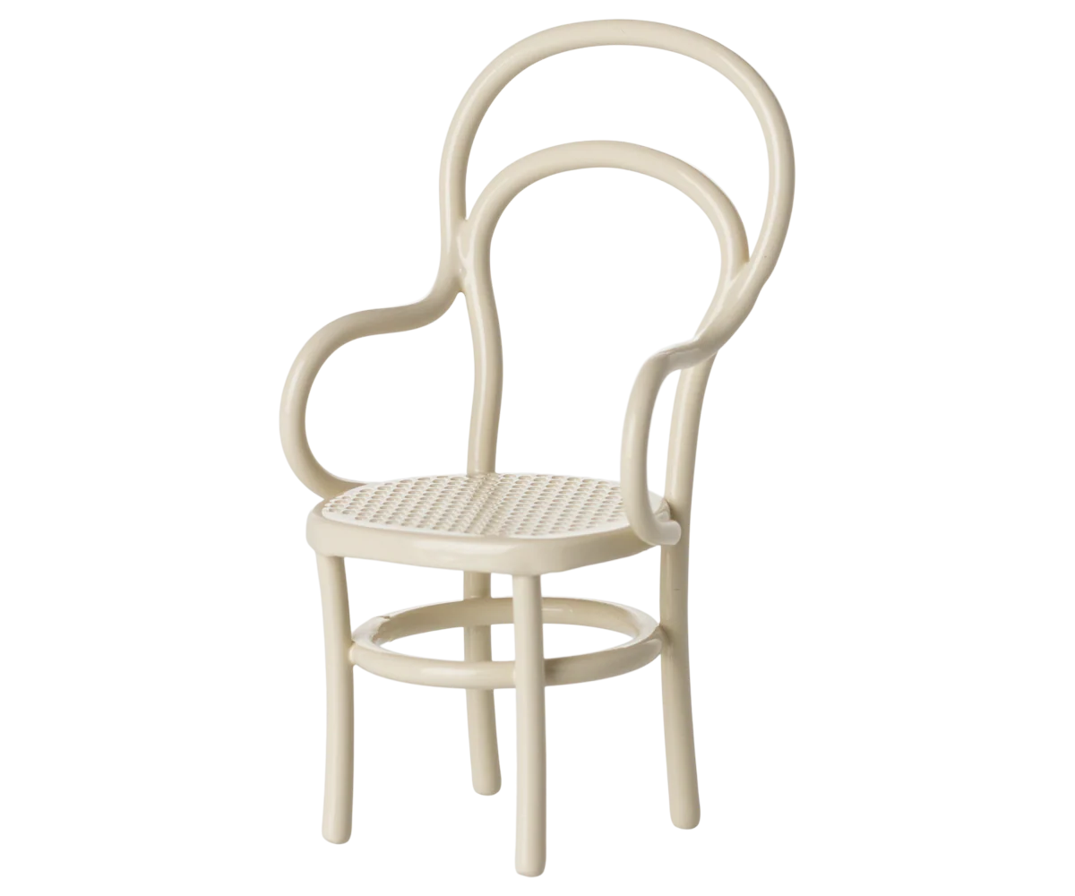 Maileg Vintage stol - Råhvid