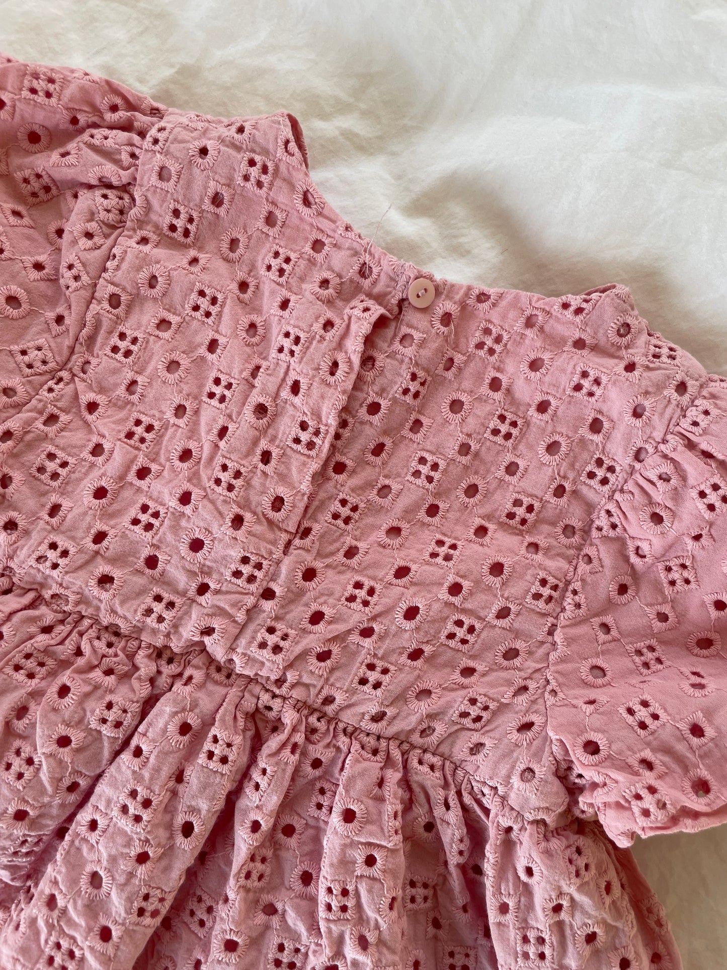 Zara fin lyserød top str. 12-18 mdr