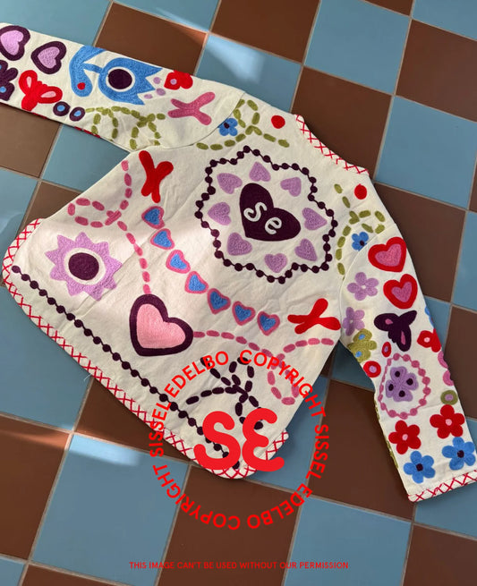 Sissel Edelbo Maggie MINI Jacket - White multi