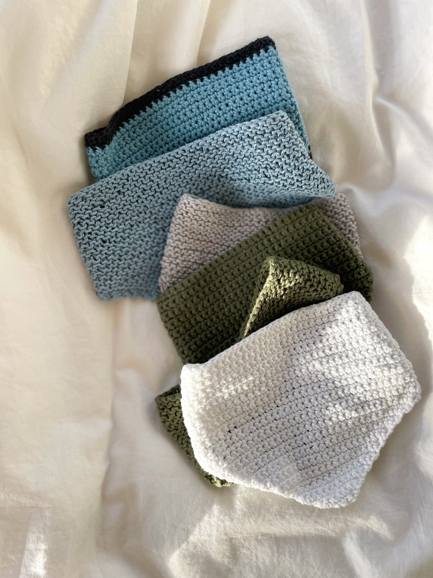 Håndstrikket savlesmæk, hvid