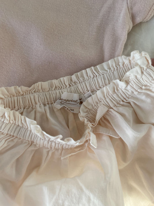 Bonpoint råhvide bloomers str. 12 mdr