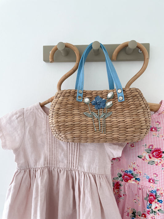 Vintage lille flettaske