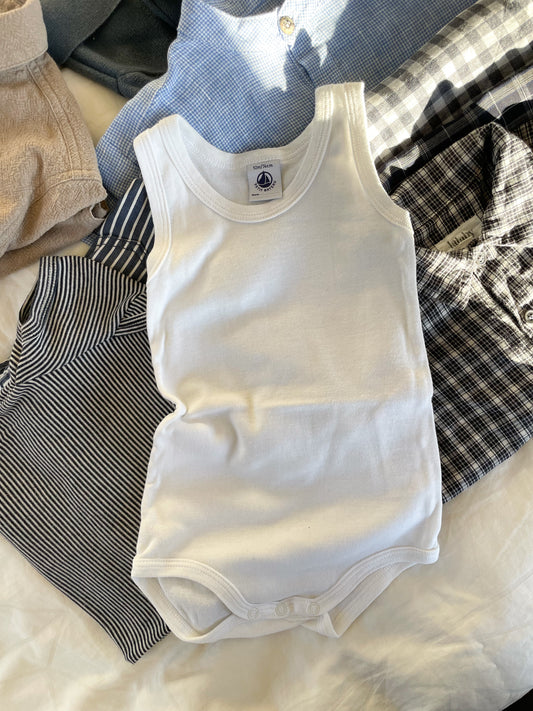 Petit Bateau strop bodystocking str. 9-12 mdr