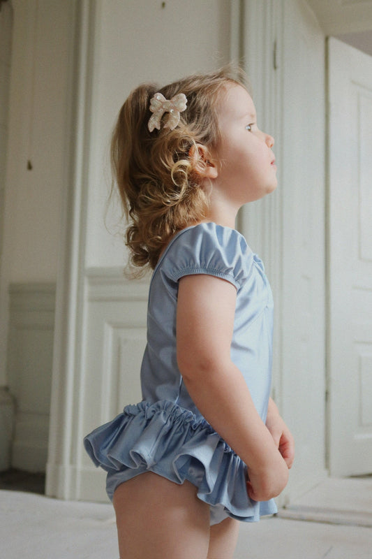 Konges Sløjd 2-pak Sequin Bow Hairclip - Cameo Rose