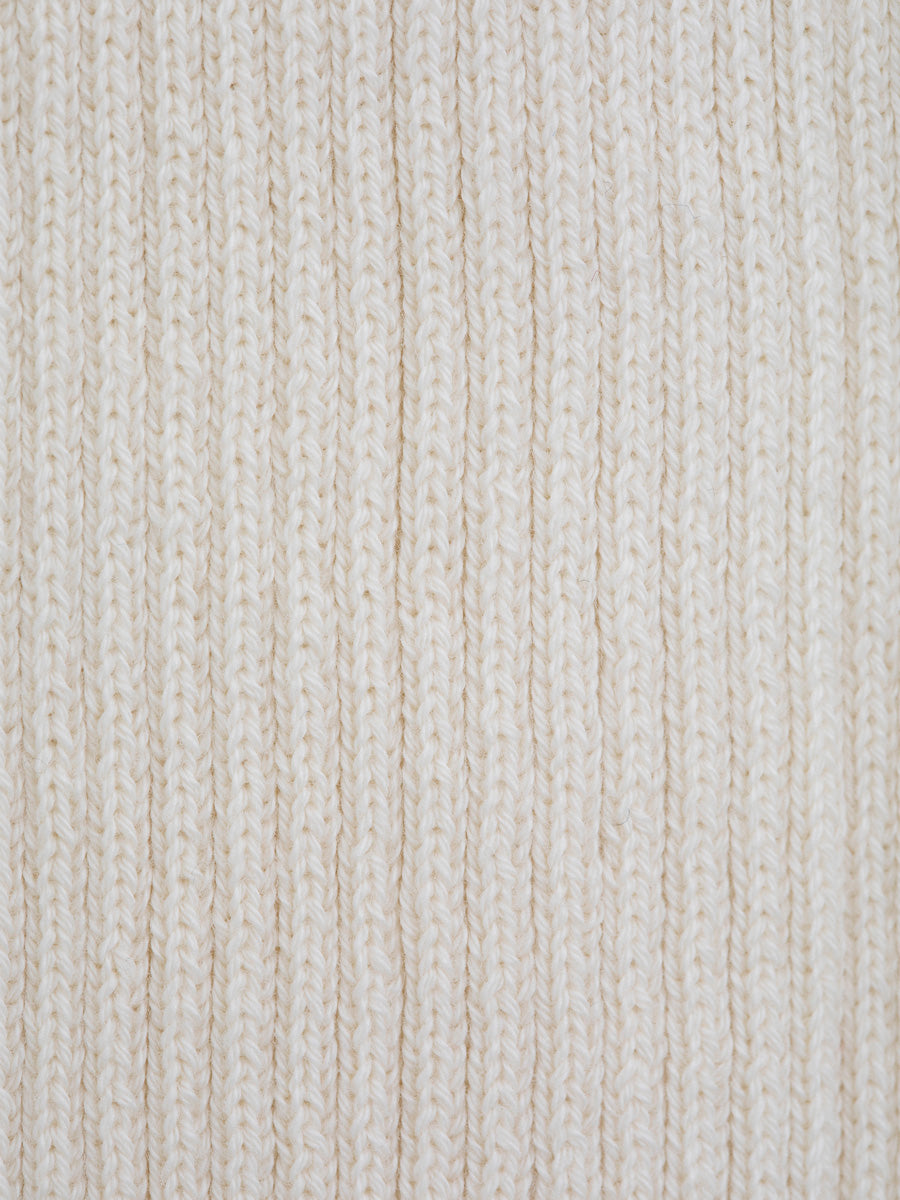 Serendipity ribstrikkede leggings, creme