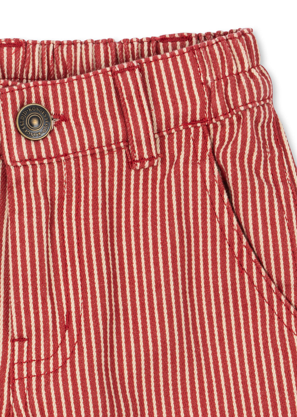 Konges Sløjd Luc Pants - Milk Rouge Stripe